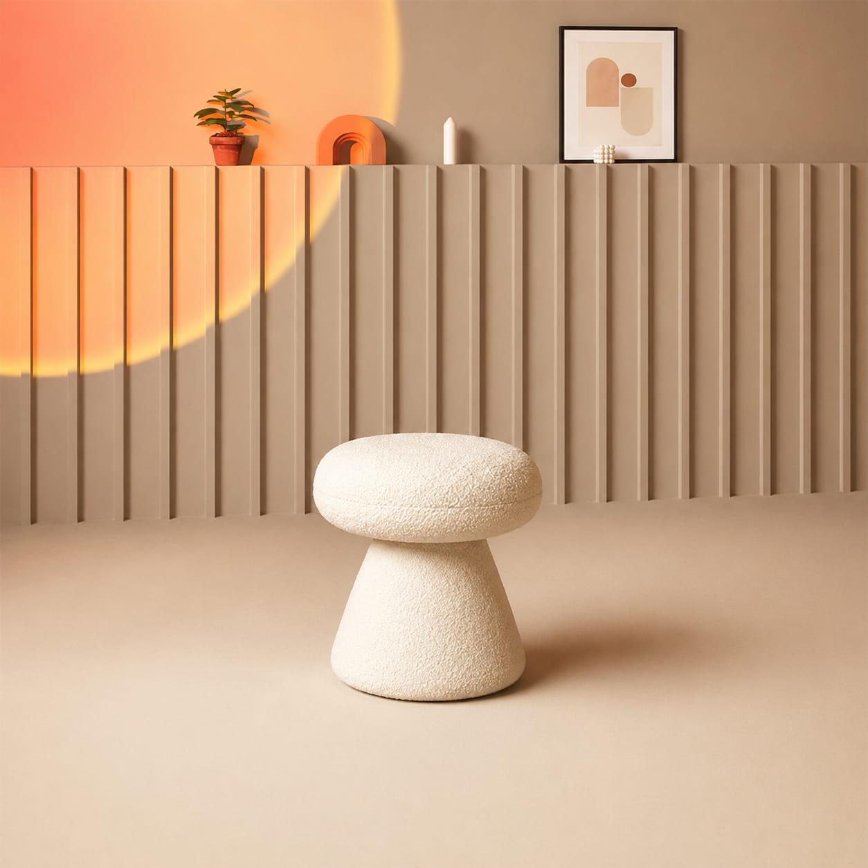 Pebble seat